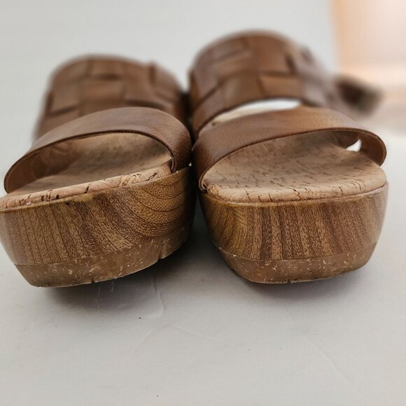 Korks By Kork-Ease Fraya Platform Sandal Brown Woman SZ 10 Excellent Worn Once - Picture 5 of 10